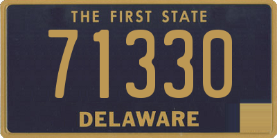 DE license plate 71330