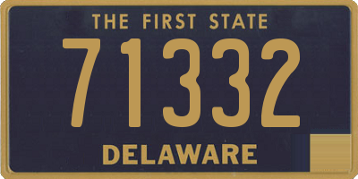 DE license plate 71332