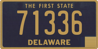 DE license plate 71336