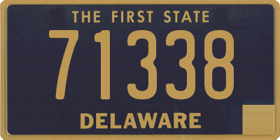 DE license plate 71338