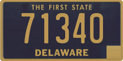 DE license plate 71340