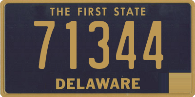 DE license plate 71344