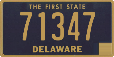 DE license plate 71347