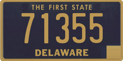 DE license plate 71355