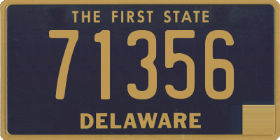 DE license plate 71356