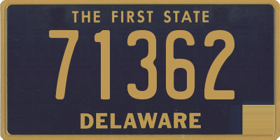 DE license plate 71362