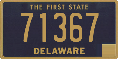 DE license plate 71367