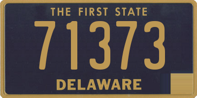 DE license plate 71373