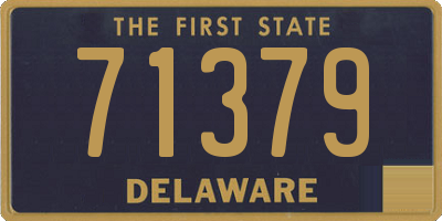 DE license plate 71379