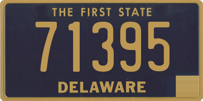 DE license plate 71395