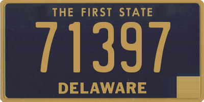 DE license plate 71397