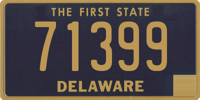 DE license plate 71399