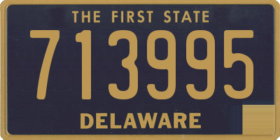 DE license plate 713995