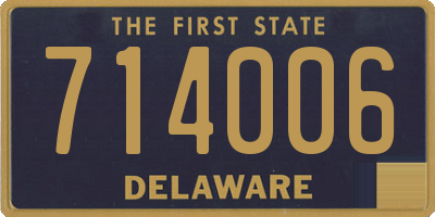 DE license plate 714006