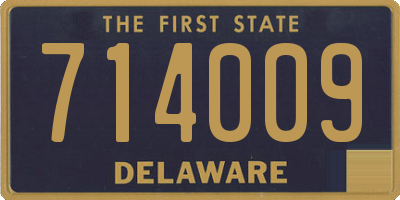 DE license plate 714009