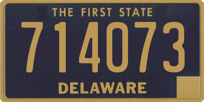 DE license plate 714073