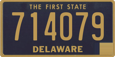 DE license plate 714079