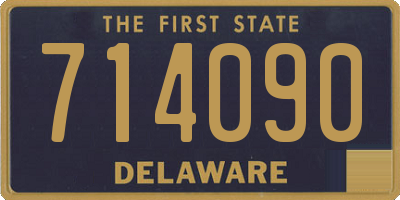 DE license plate 714090