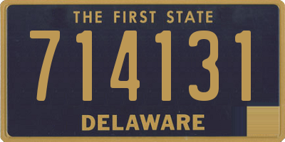 DE license plate 714131