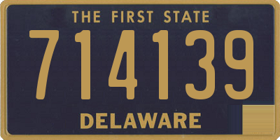 DE license plate 714139