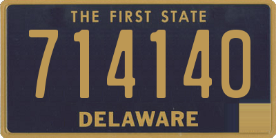 DE license plate 714140