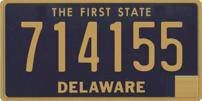 DE license plate 714155