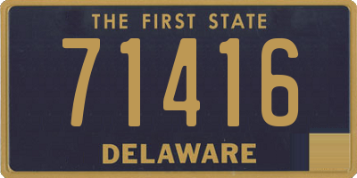 DE license plate 71416