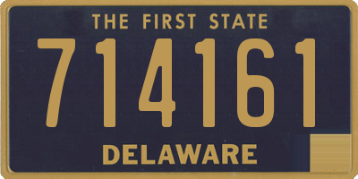 DE license plate 714161