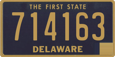 DE license plate 714163