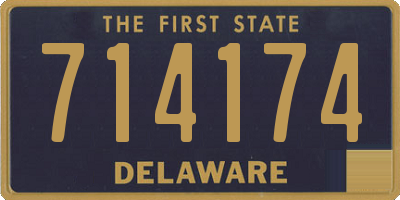 DE license plate 714174
