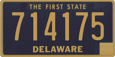 DE license plate 714175