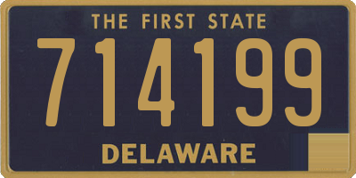 DE license plate 714199