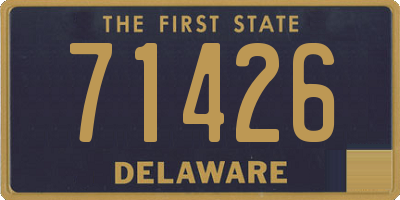 DE license plate 71426