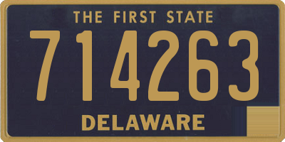 DE license plate 714263