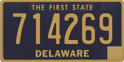 DE license plate 714269