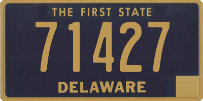 DE license plate 71427