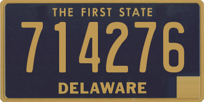 DE license plate 714276