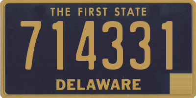 DE license plate 714331