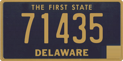 DE license plate 71435