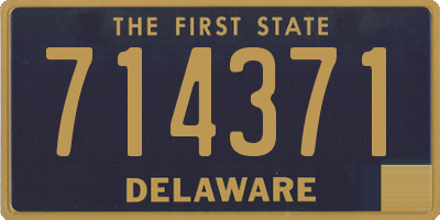 DE license plate 714371