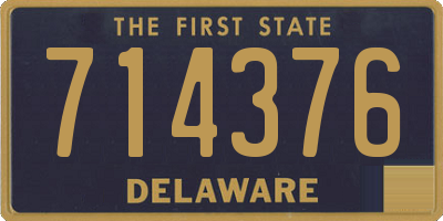 DE license plate 714376