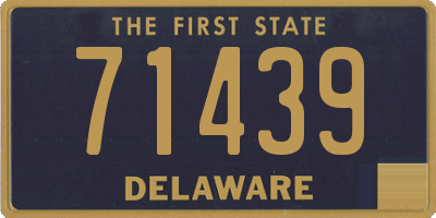 DE license plate 71439