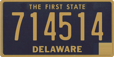 DE license plate 714514