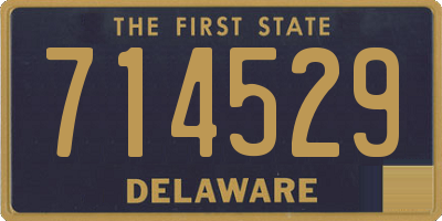 DE license plate 714529