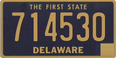 DE license plate 714530