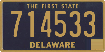 DE license plate 714533