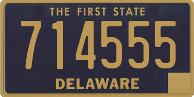 DE license plate 714555