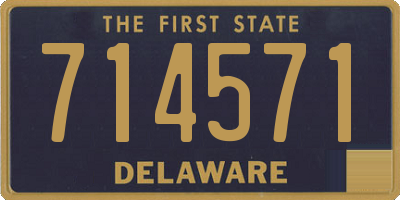 DE license plate 714571