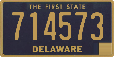 DE license plate 714573