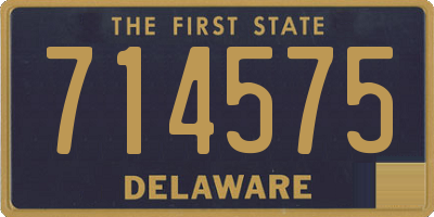 DE license plate 714575